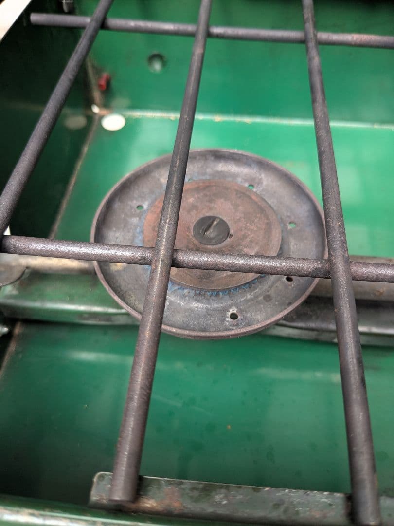 コールマン　ツーバーナー　425C　1960年代　ヴィンテージ　赤脚