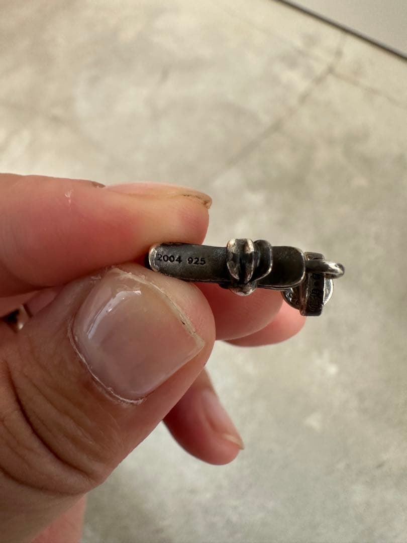 クロムハーツ CHクロスベビーファットドロップイヤリング(ピアス)