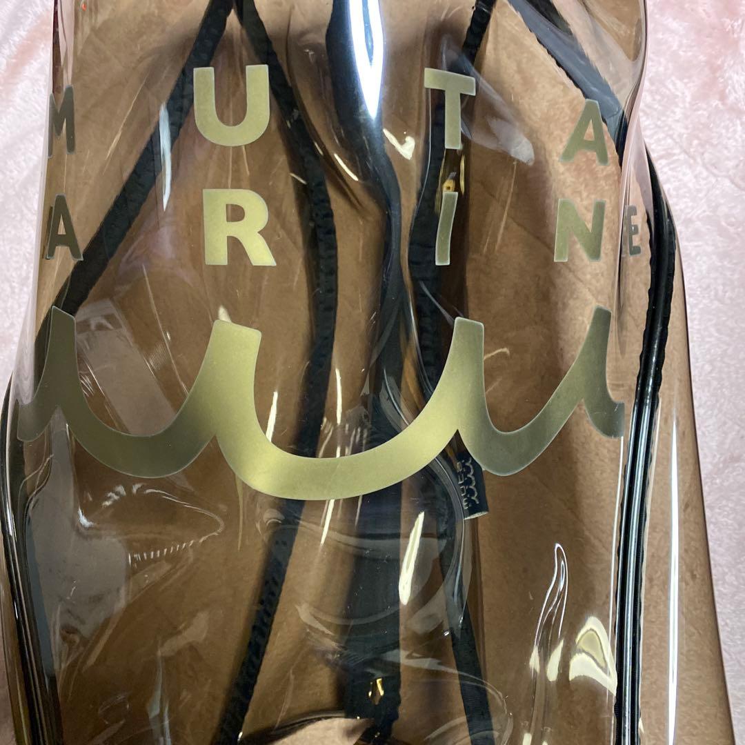 MUTA MARINE キャディバッグ 透明 黒