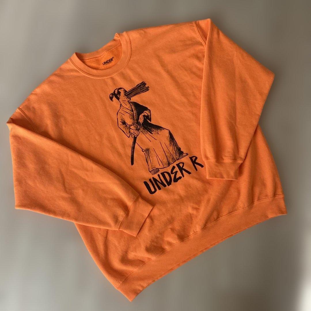 underR rhc ロンハーマン スウェット オレンジ XL - メルカリ