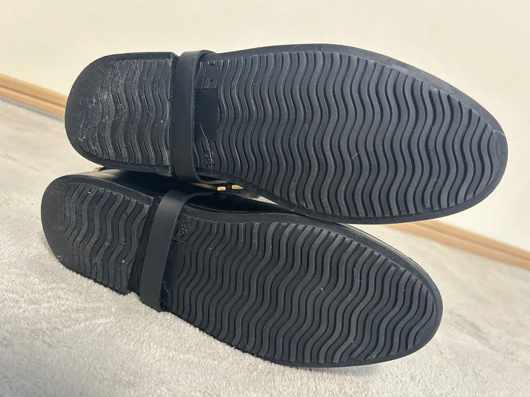 JimmyChoo ジミーチュウブラックラバー ロングブーツ レインシューズ