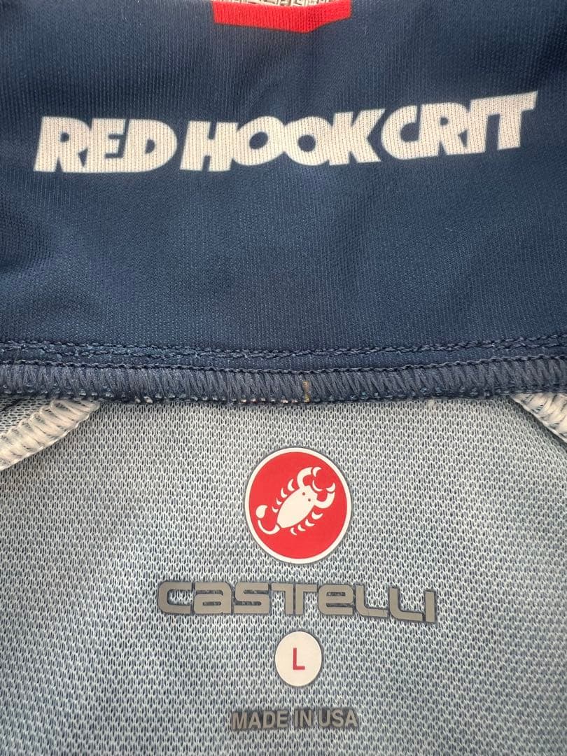 LチネリCINELLIカステリCASTELLI長袖ジャージREDHOOKCRIT