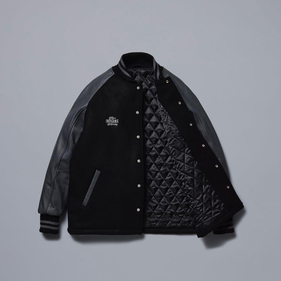 ジャケット・アウター timc inc Tokyo Indians leather varsity M