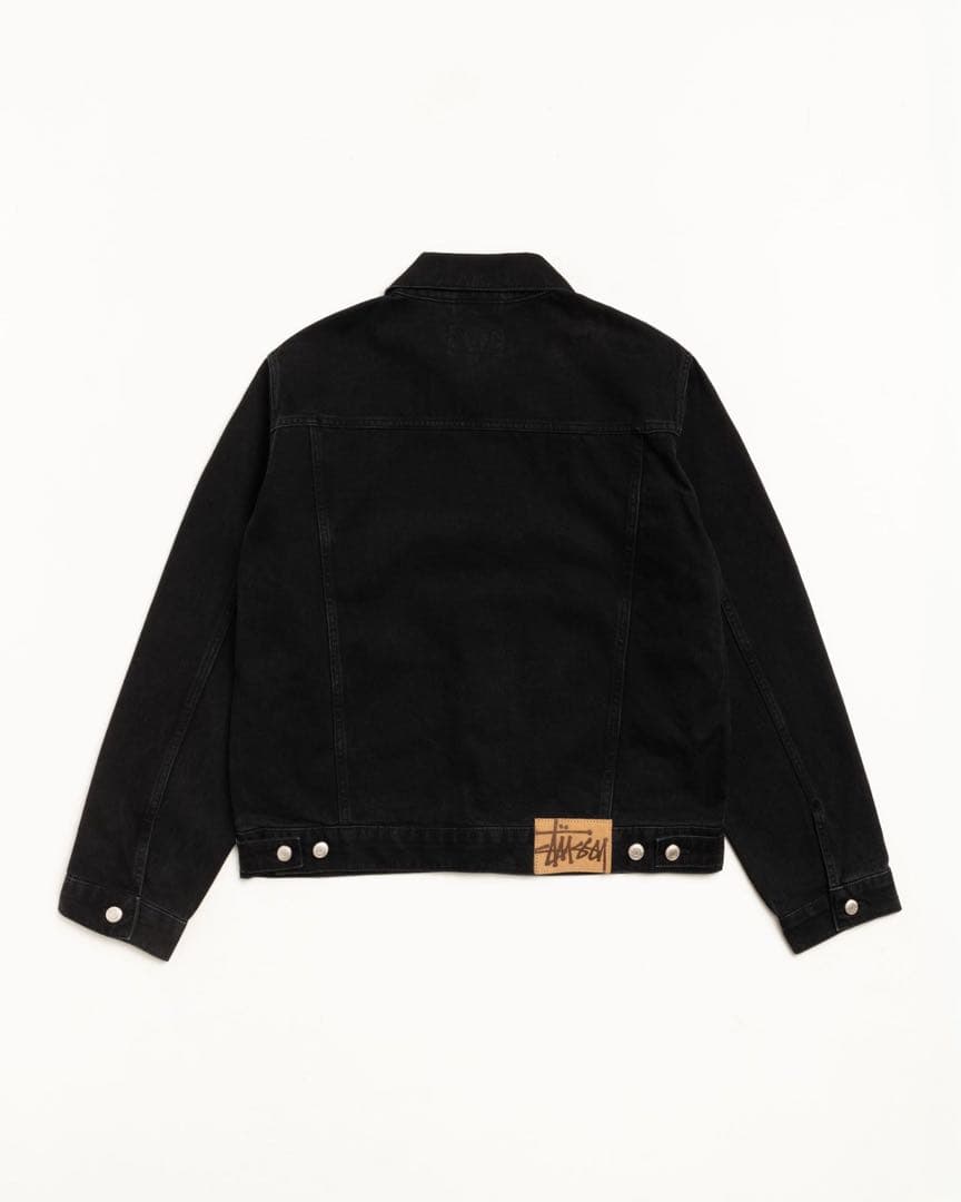 ジャケット・アウター stussy TRUCKER JACKET DENIM m black