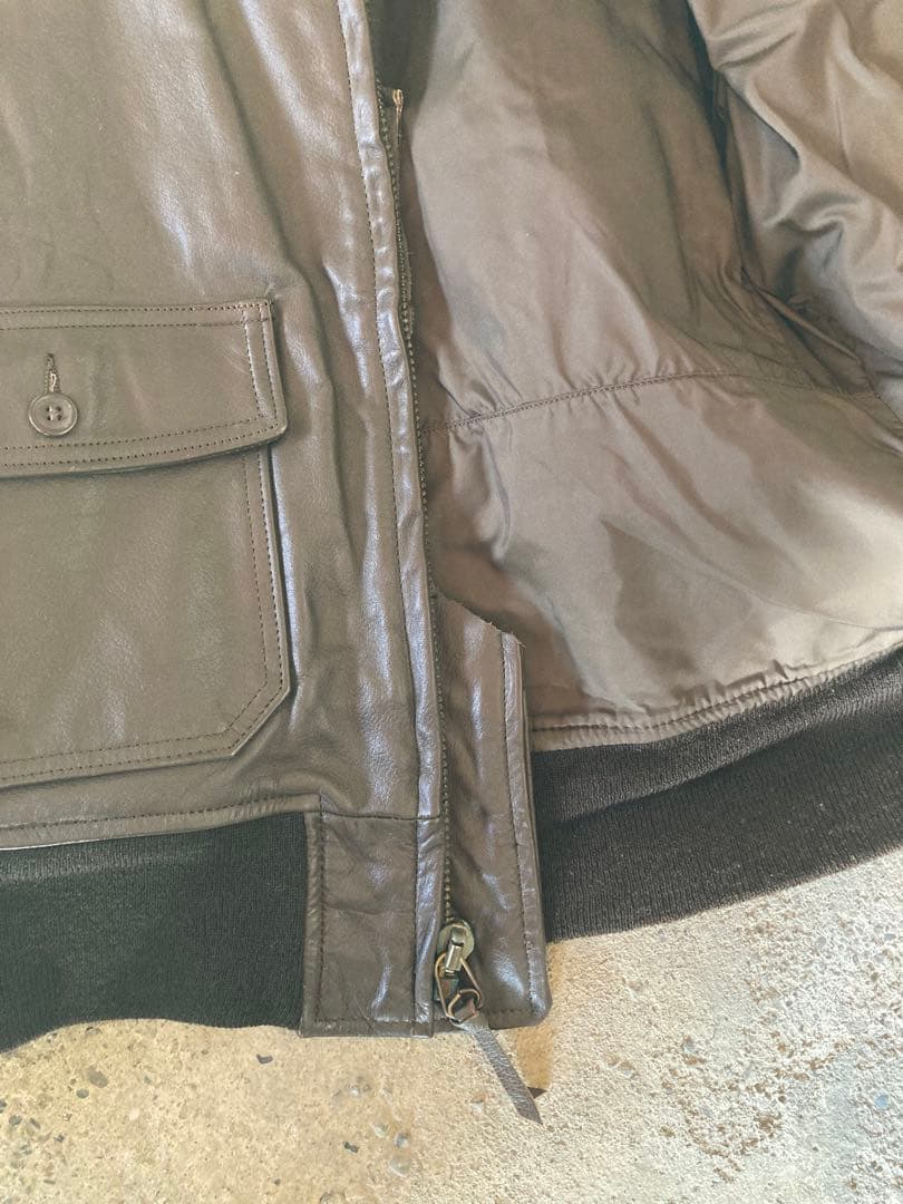 G-1 フライトジャケット 米軍 実物 USA ビンテージ 80s USN