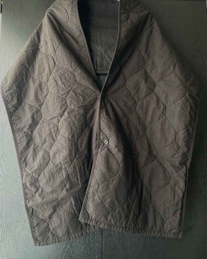 CONFECT コットンラミーキルティングケープ