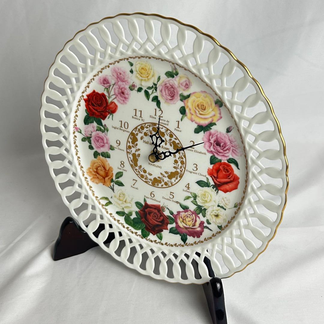 ☆希少☆ NARUMI Mall of Fame 時計 プレート スタンド付き