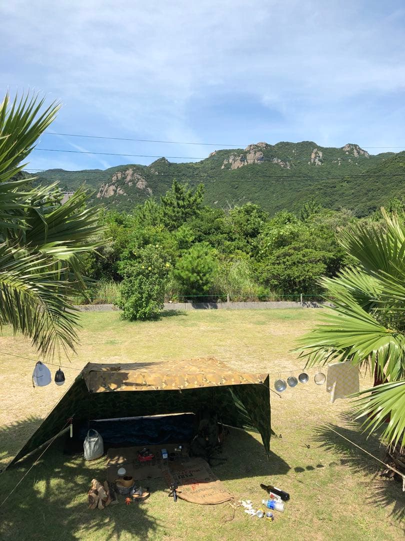 軍幕 リバーシブル USMC アメリカ軍 ミッチェルパターン パップテント 2枚