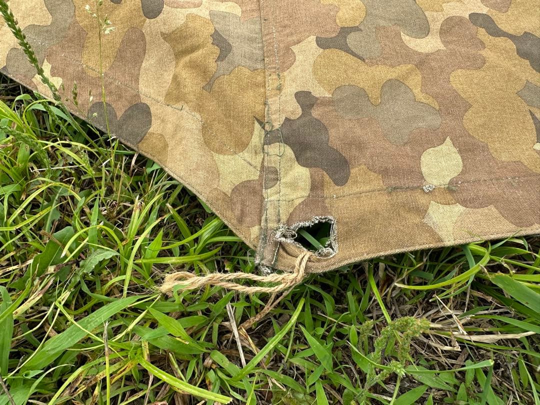 軍幕 リバーシブル USMC アメリカ軍 ミッチェルパターン パップテント 2枚