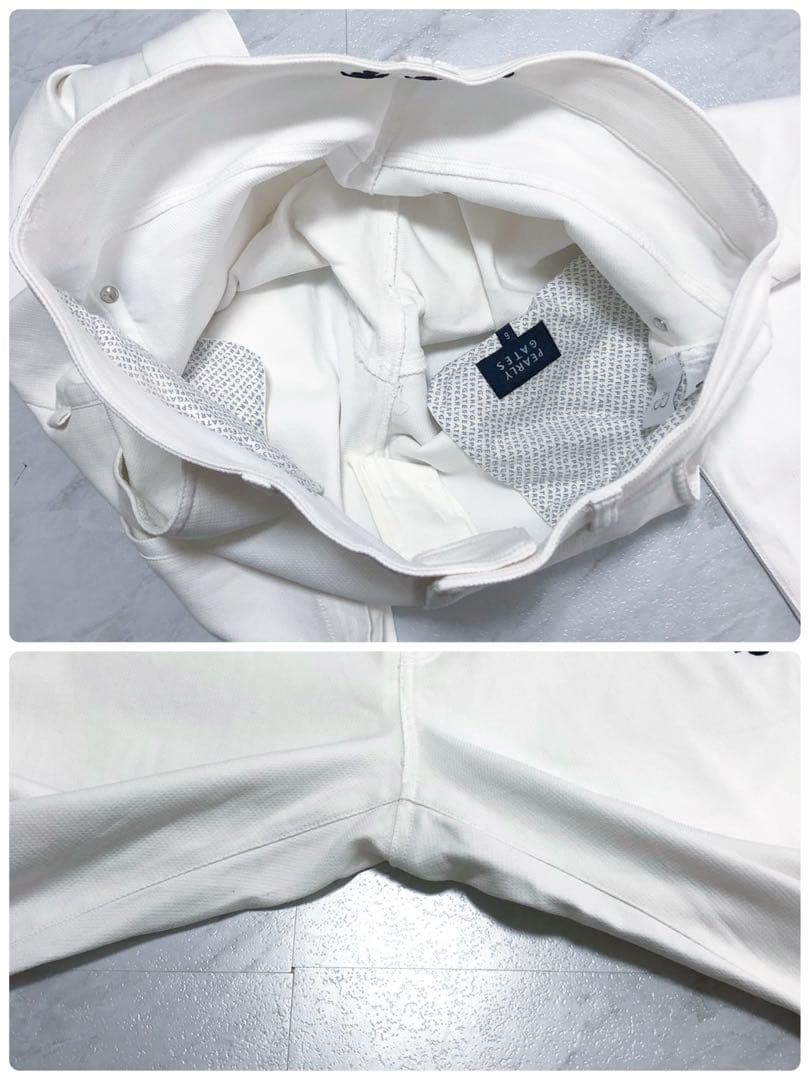 【近年モデル 美品】PEARLY GATES ロングパンツ ディズニー 白 6