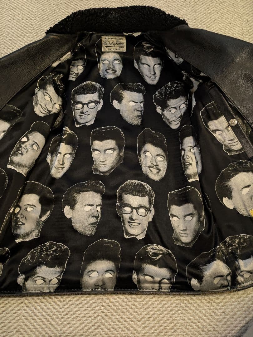 玉*置様 極小ロット ウルフズヘッド ワコマリア ライダース S ボア付き