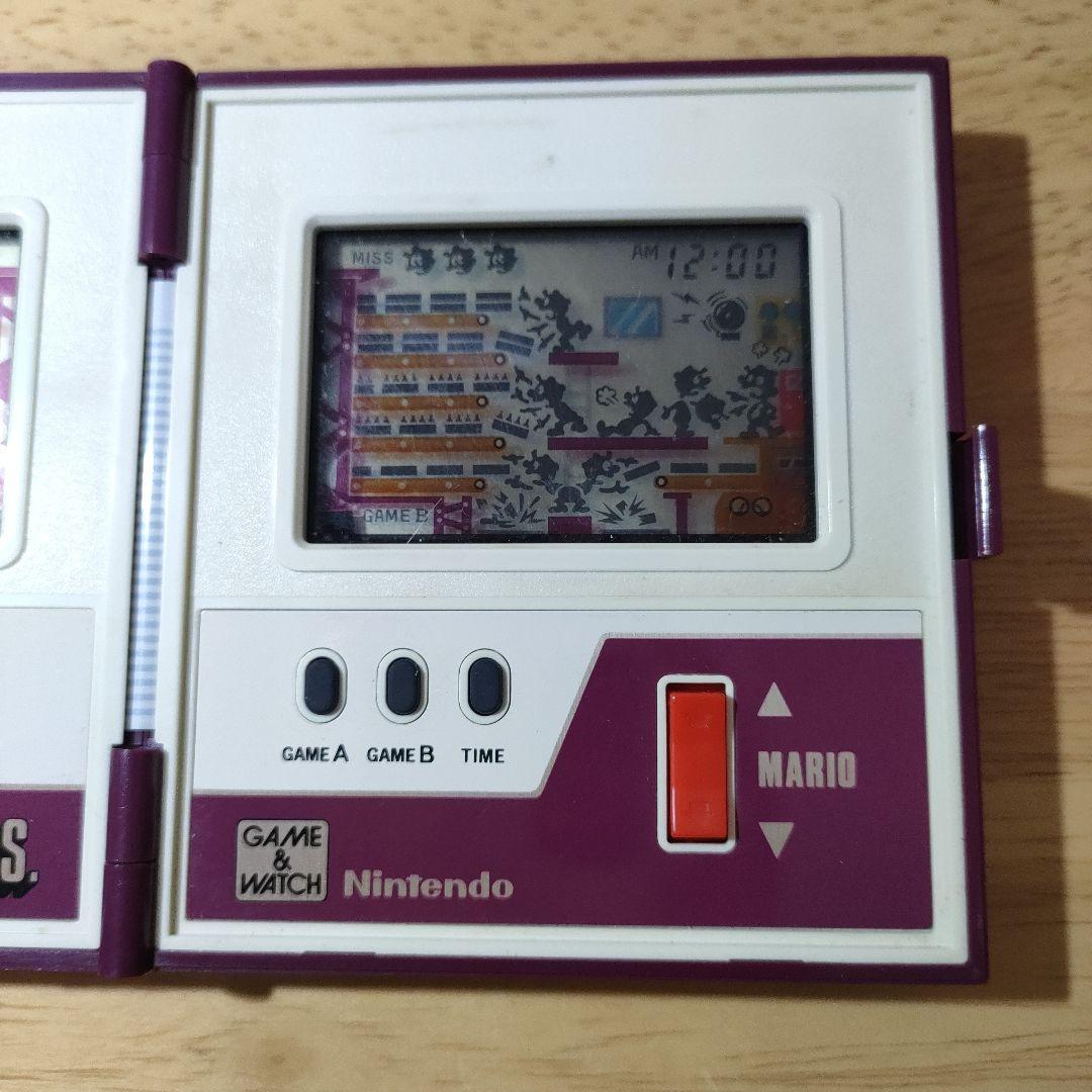 ゲームアンドウォッチ マリオブラザーズ　任天堂　ニンテンドー　メンテナンス済み