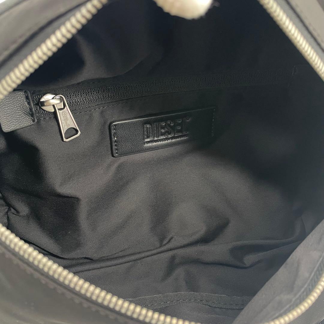 希少✨DIESELディーゼル ウォッシュド ワックスレザー ボディバッグ 黒
