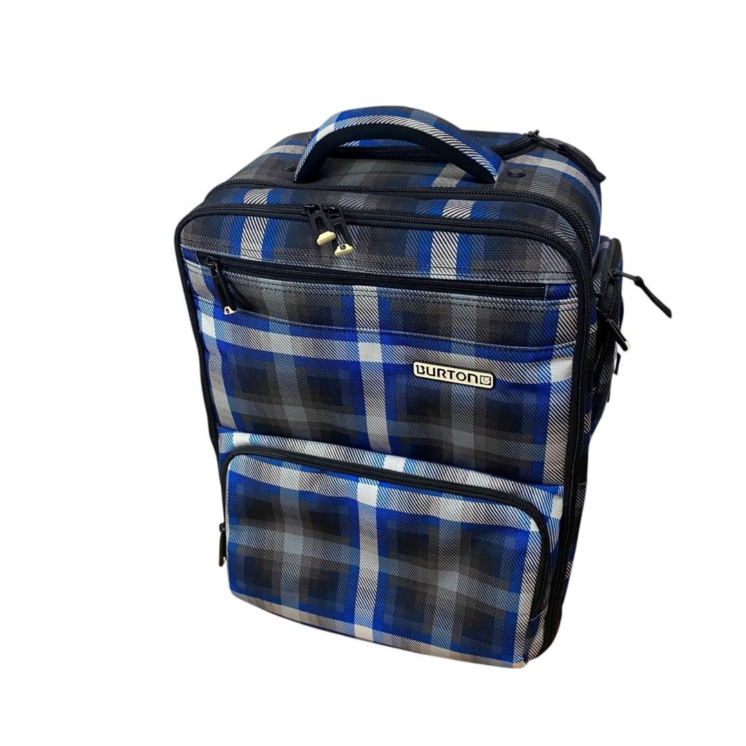≪極美品≫BURTON チェック柄 キャリーバック 旅行・スノボに最適！