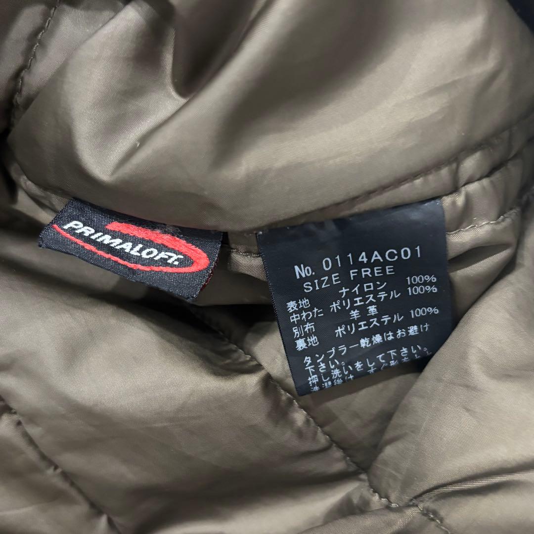 ヒステリックグラマー　プリマロフト レオパード ガール ワッペン 中綿 コート