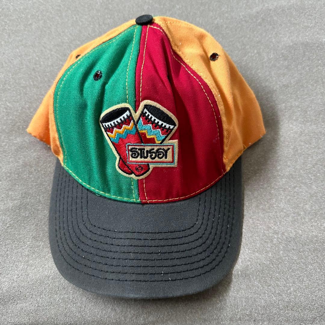 old stussy 白タグ CAP オールドステューシー 【匿名配送】 - メルカリ