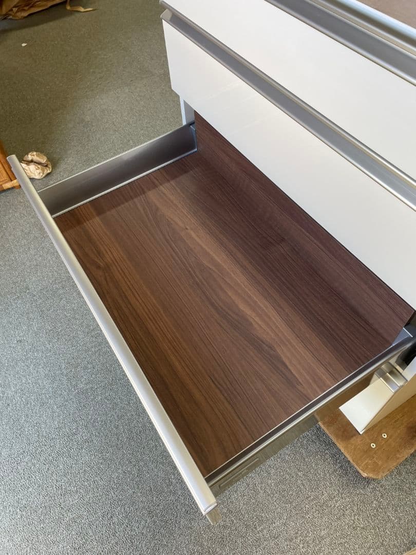 Monster ホワイト木製モダンキッチンカウンター