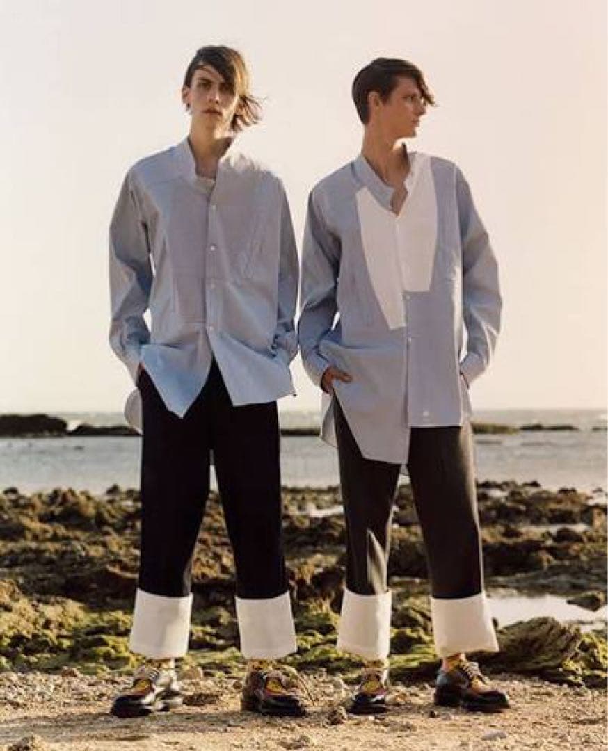 状態◎ LOEWE フィッシャーマンデニム 44 ネイビー 濃紺