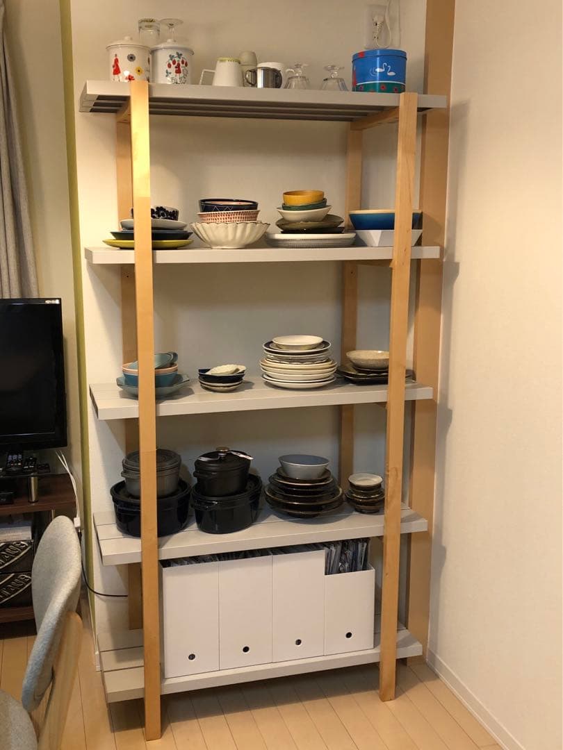 IKEA×HAYコラボ】YPPERLIG イッペルリグ／オープンシェルフ 棚 - メルカリ