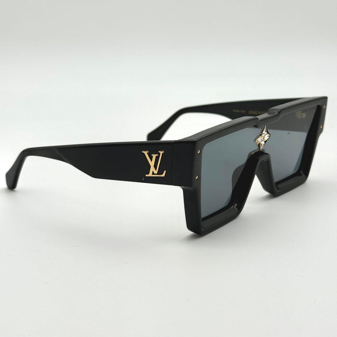 美品 ルイヴィトン サングラス サイクロン ビジュー LV Z1578E 93L
