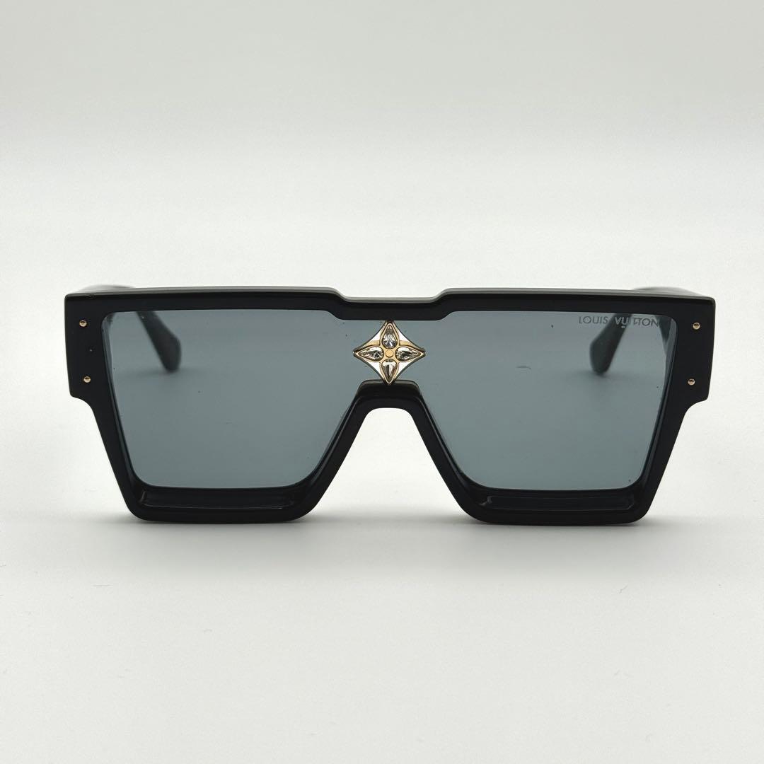美品 ルイヴィトン サングラス サイクロン ビジュー LV Z1578E 93L