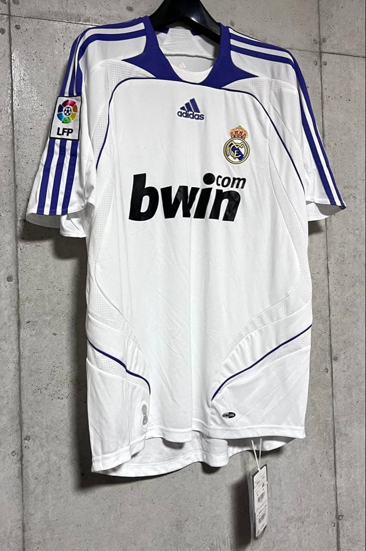 やや難あり【タグ付き/未使用】07/08 レアル・マドリード【Oサイズ】ホーム