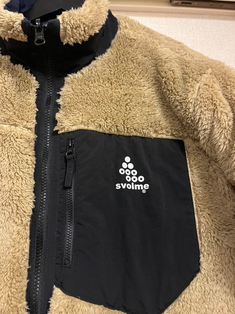 w*m様 SVOLME 中綿ボアリバーシブルジャケット　L 防寒　防風