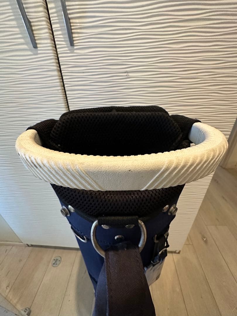 美品　JACK BUNNY スタンドバッグ ネイビー