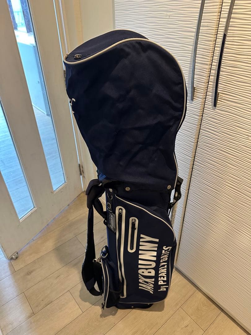 美品　JACK BUNNY スタンドバッグ ネイビー