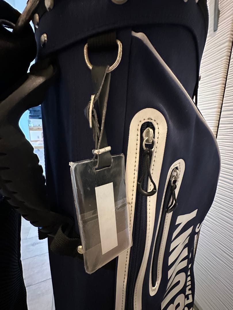 美品　JACK BUNNY スタンドバッグ ネイビー