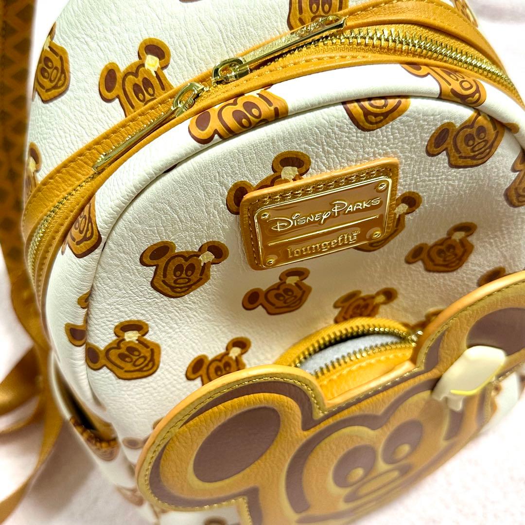 m*y様 US限定 ミッキー ワッフル ラウンジフライ リュック ワッフルカチュ