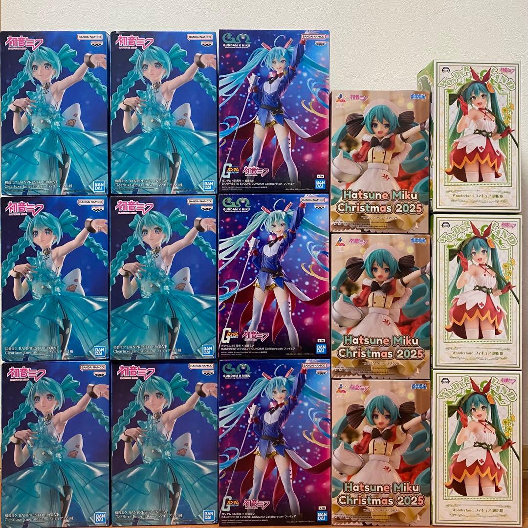 初音ミク フィギュア　まとめ売り　美少女　プライズ