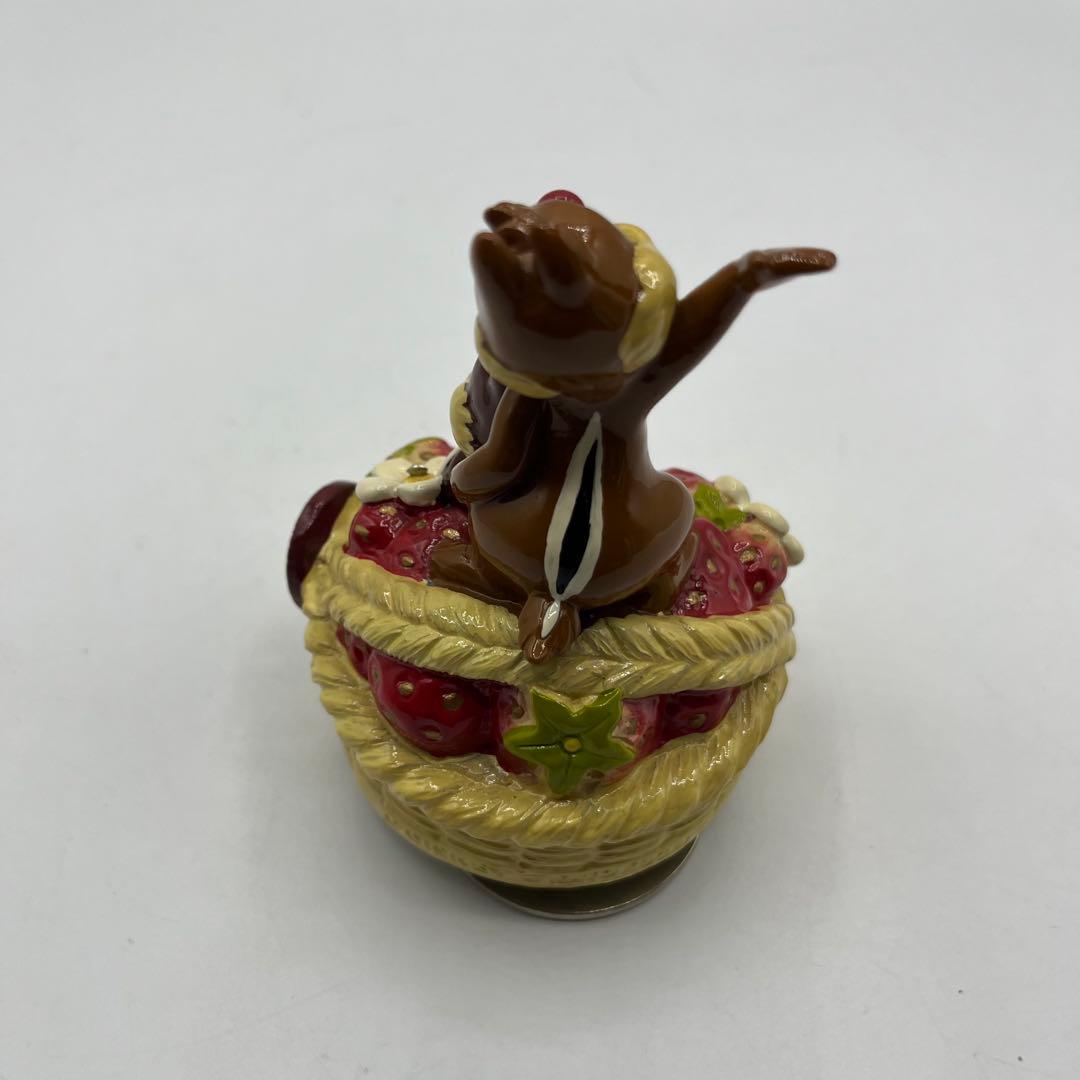 希少 加藤工芸 ミニオルゴール チップ & デール イッツアスモールワールド