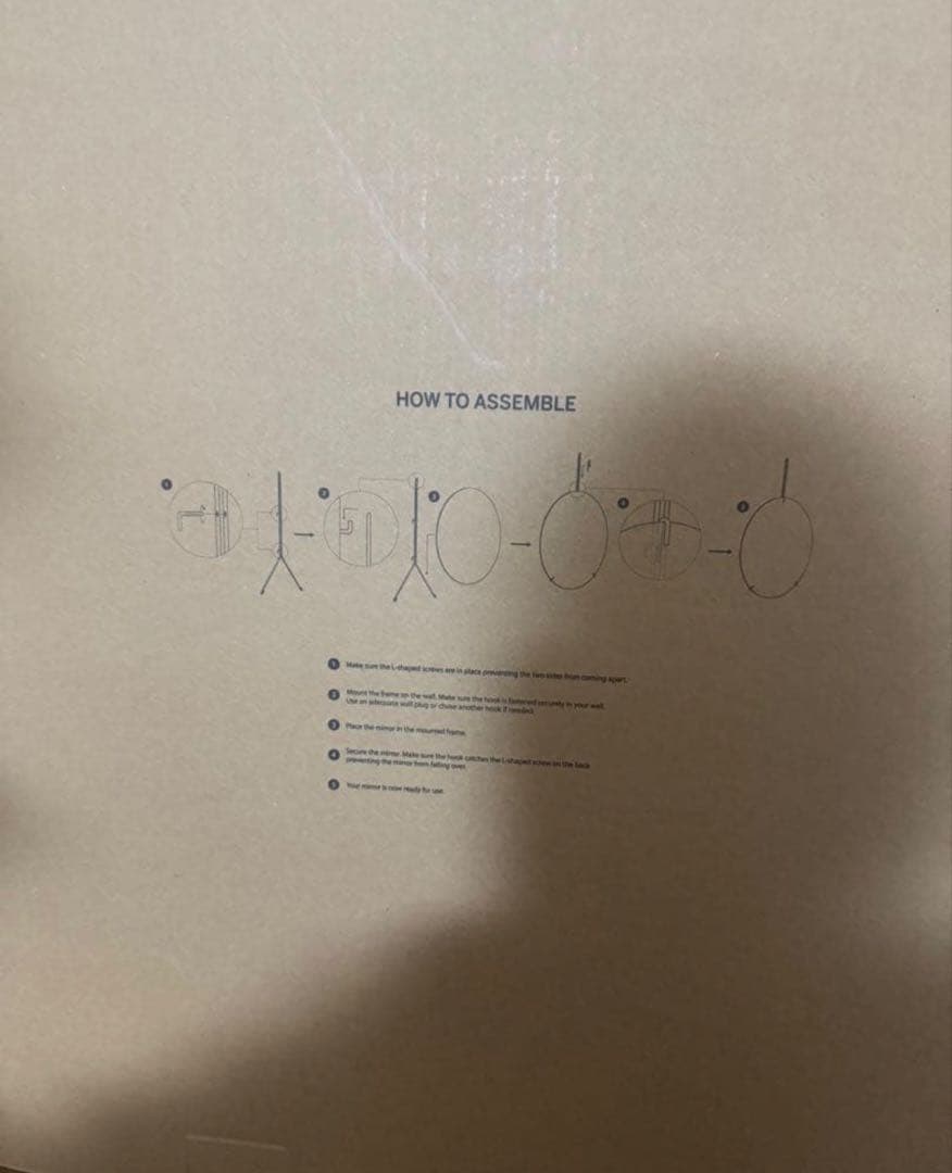 コンランショップ　壁掛けミラー