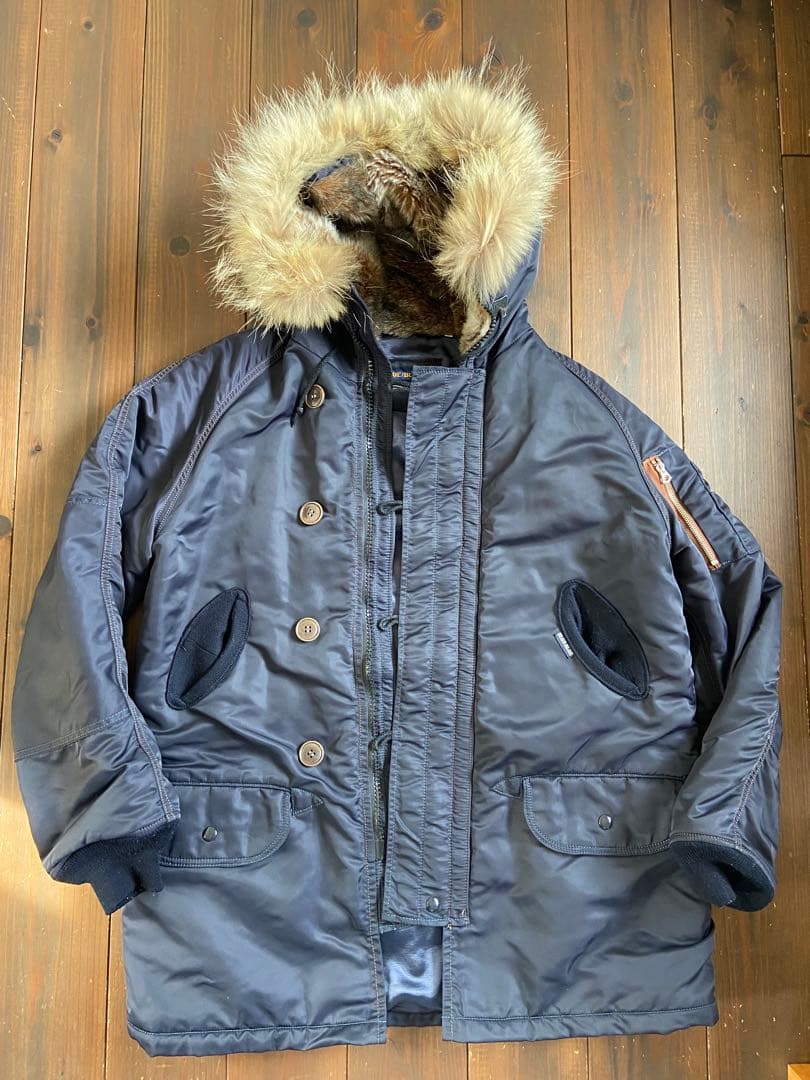 ふ*る様 【希少】BlueBlue N3B ジャケット サイズ３ブルーブルー　A