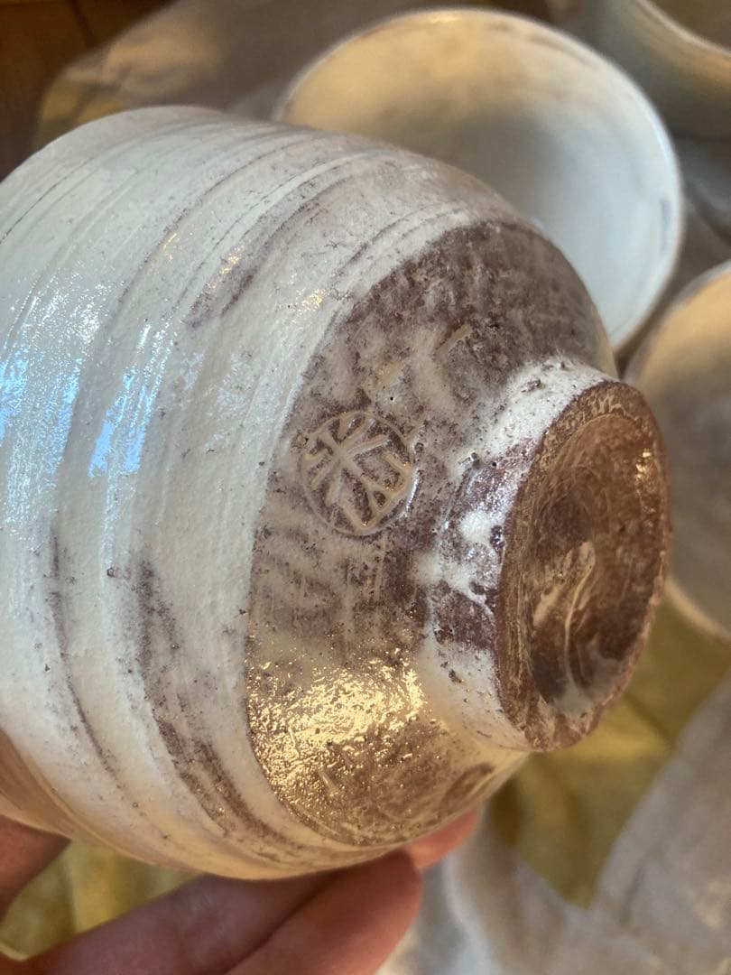 三島数茶碗 米山造 10客組