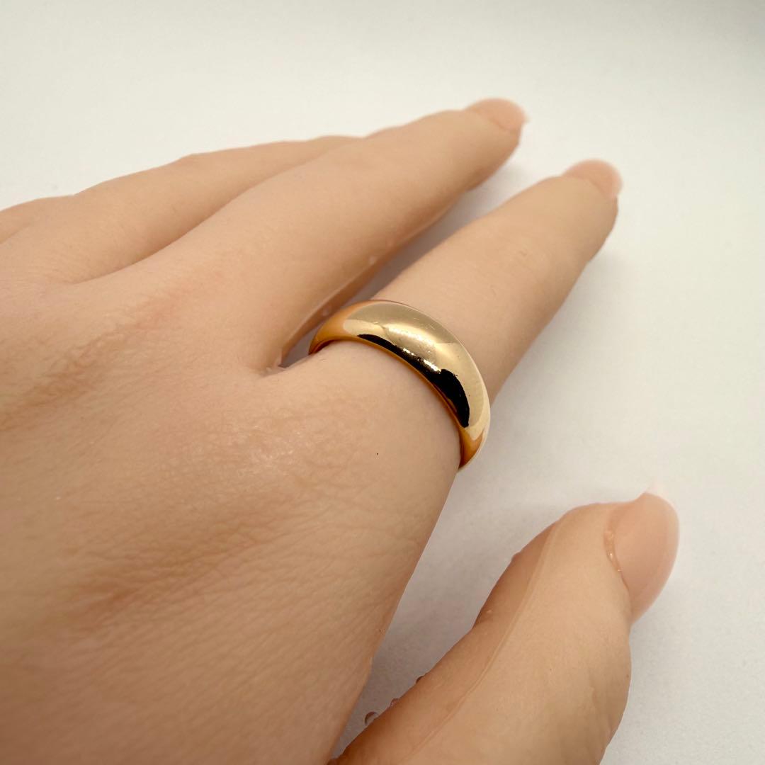 K.A.Y.R.KK18 中丸リング 15号 5.88g 地金リング