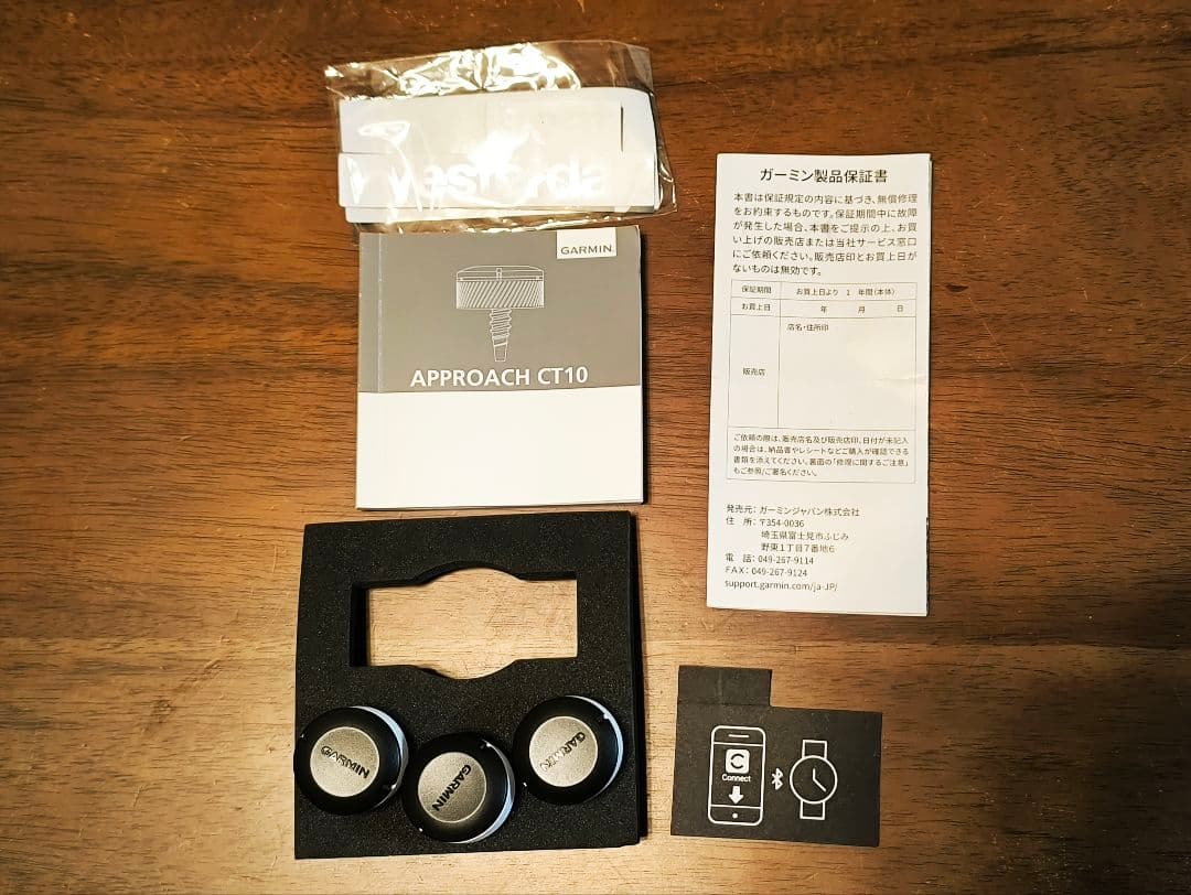 GARMIN ガーミン Approach S62 White CT10 3個付き