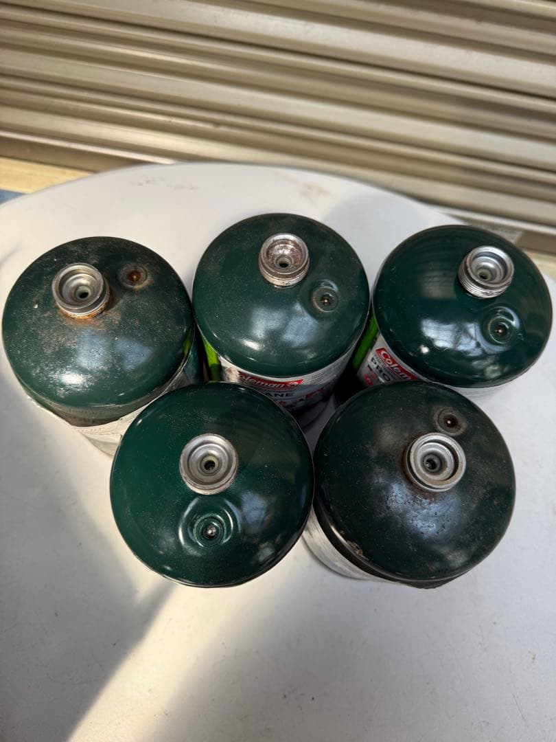 プロパンガス US コールマン coleman ガス缶　満タン　5個セット