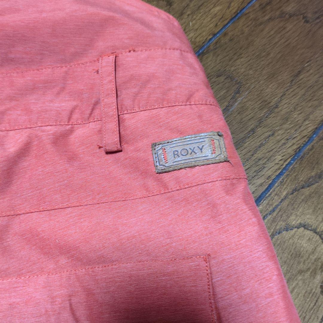 ROXY　スノボウェア　上下セット　Ｍ　ボーダー　デニム風　ビブパンツ