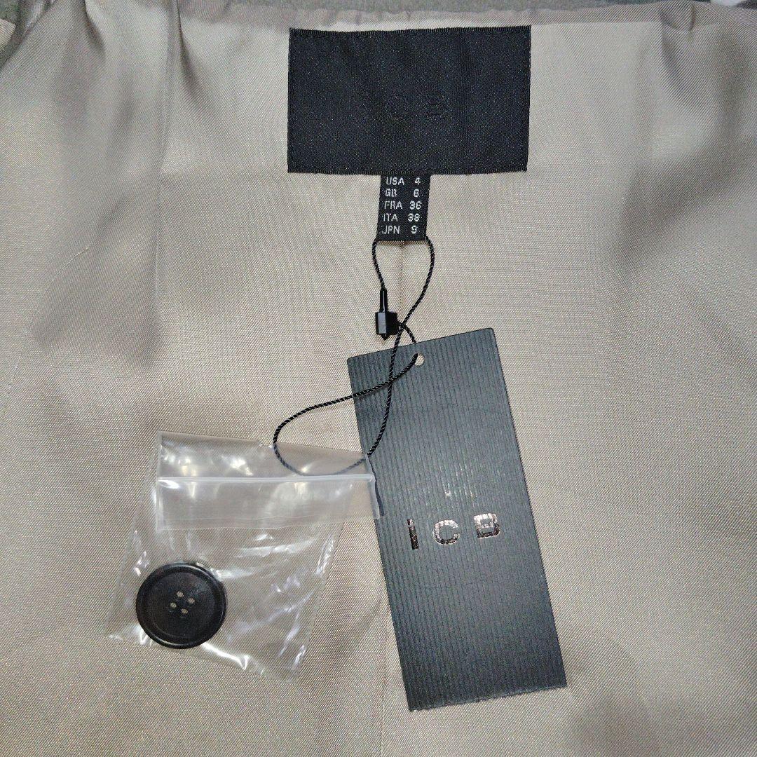 ✨️未使用タグ付き✨️ iCB　アイシービー　ロングコート　比翼　レディース