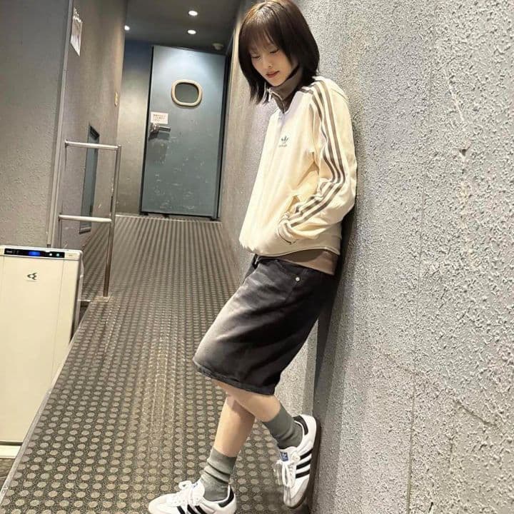 adidas トラックジャケット ベッケンバウアー ジャージ ベージュ