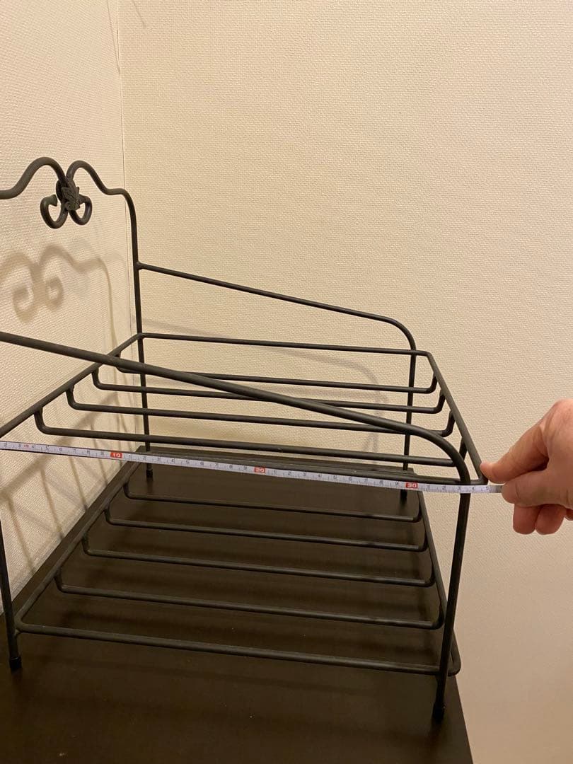 ロンガーバーガー 2段バスケット アイアンフレーム付き