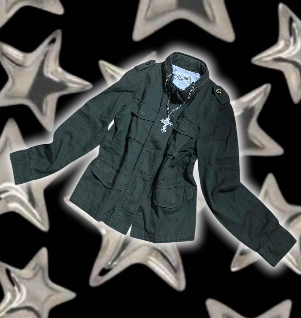 00s当時物ミリタリーy2k平成ギャルカーキフェアリーグランジロックNANA古着