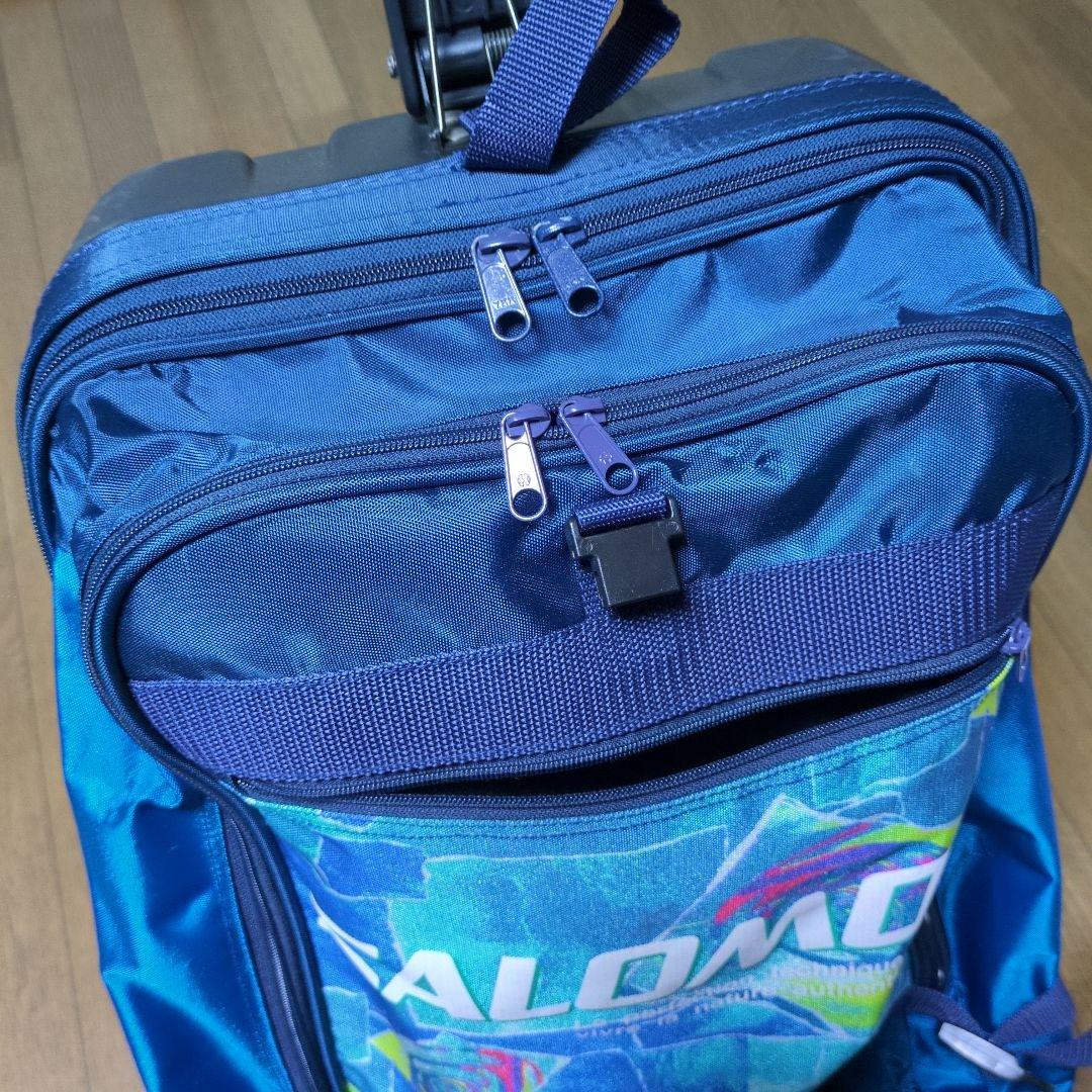 SALOMON キャリーケース 青 スキー スノーボード　大容量