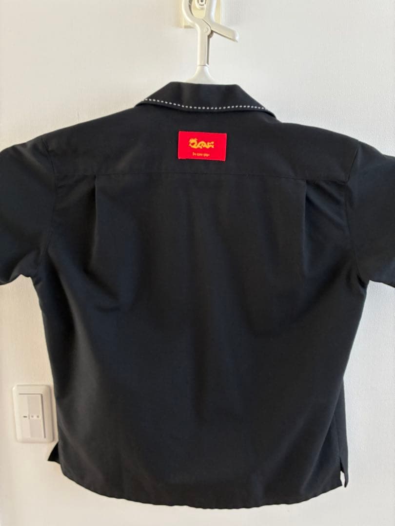 Cream Soda ボウリングシャツ ブラック