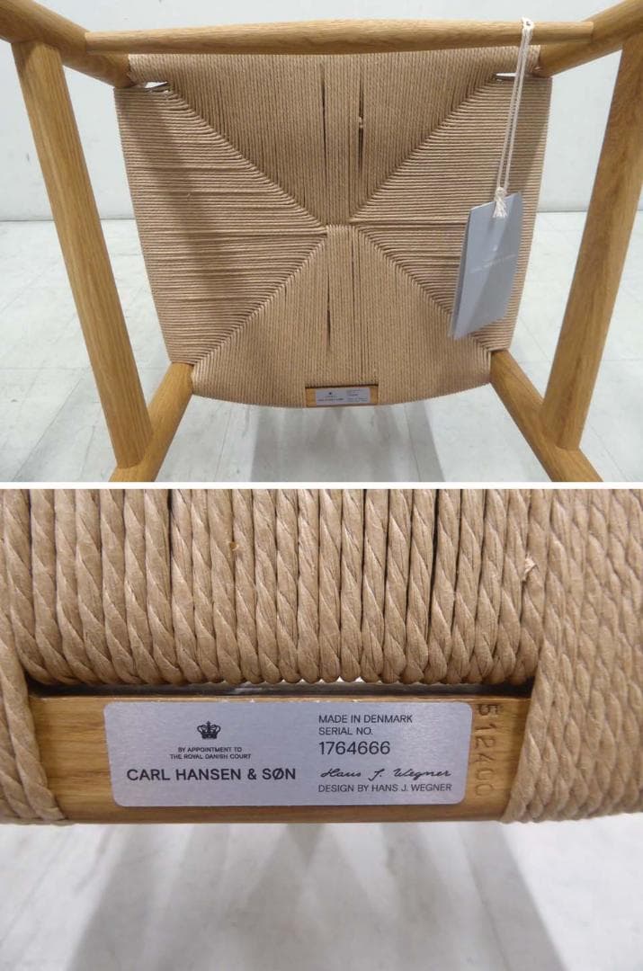 未使用品 正規品■カールハンセン＆サン■CH24 Yチェア オークオイル-4