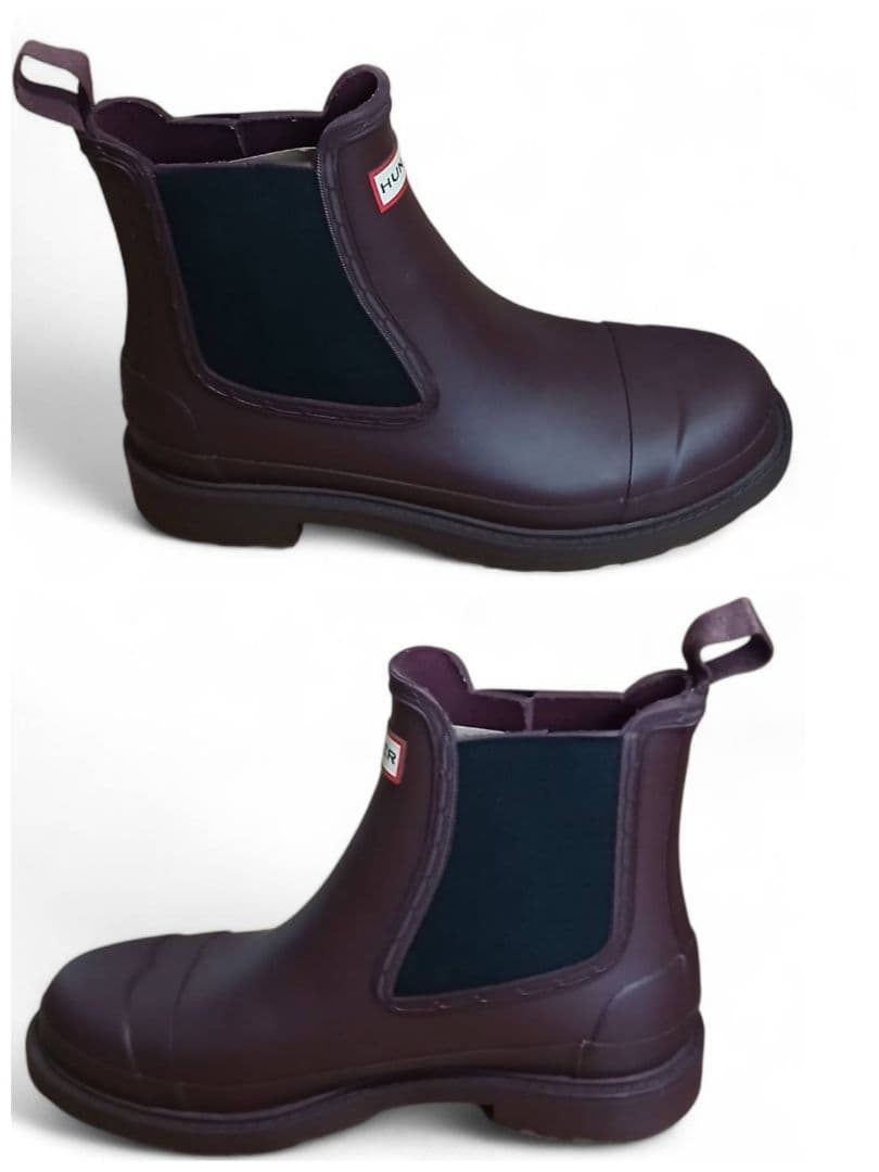 HUNTER レインブーツ チェルシーブーツ UK8 メンズ