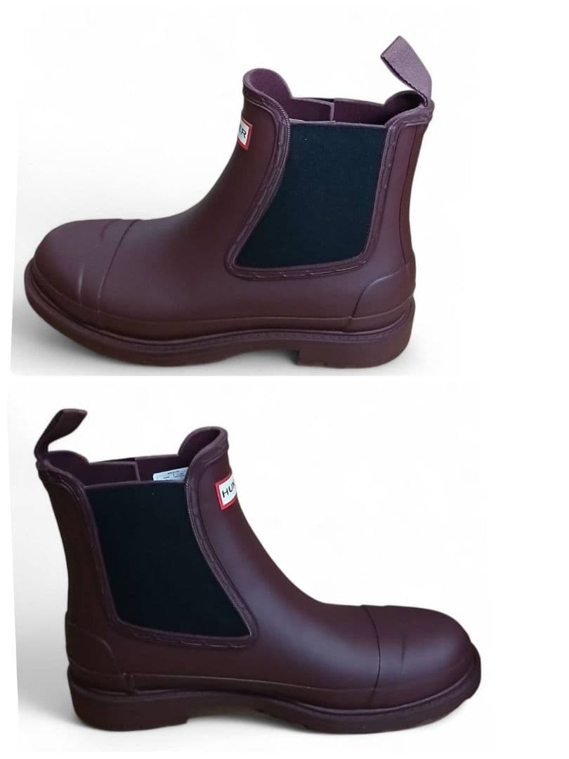 HUNTER レインブーツ チェルシーブーツ UK8 メンズ
