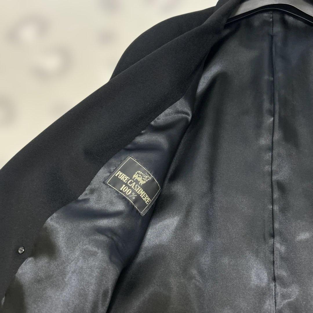 カシミア100% メンズ　コート　ダブル　紳士